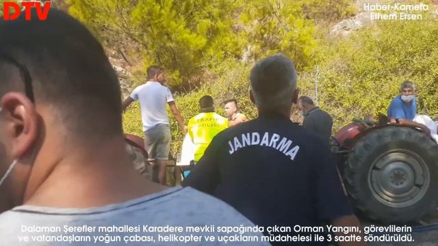 DALAMAN ŞEREFLER YANGINI HAVA ARAÇLARI VE VATANDAŞIN YOĞUN ÇABASI İLE 3 SAATTE SÖNDÜRÜLDÜ. смотреть онлайн