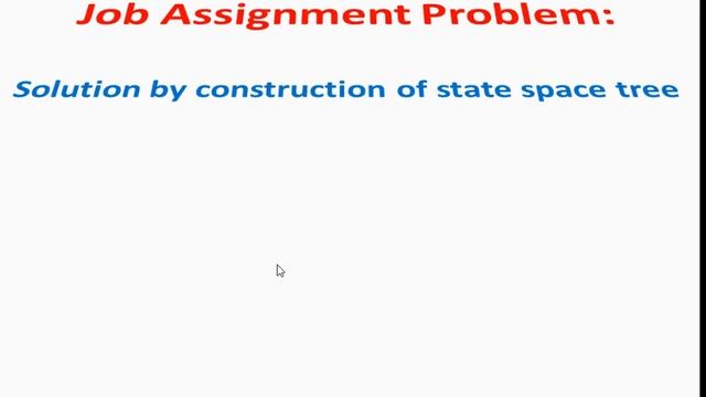 BRANCH & BOUND ASSIGNMENT PROBLEM смотреть онлайн
