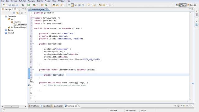 Awsome, Easy, GUI Conversion Calculator in JAVA (Part 1), HD смотреть онлайн