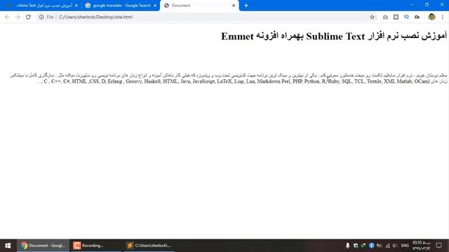 آموزش طراحی سایت با زبان html , css جلسه 4 آموزش درج کامنت و کار با تگهای هدر،پاراگراف،بریک смотреть онлайн