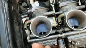 YAMAHA TDM 850 синхронизация карбов