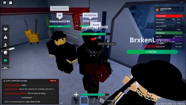 Roblox SCP:Site Roleplay Alpha-1 смотреть онлайн
