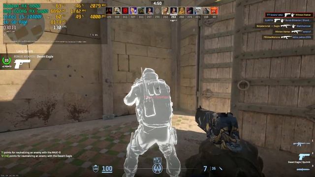 Counter Strike 2 - RX 6600 + i5 10400F (HIGH Settings) смотреть онлайн