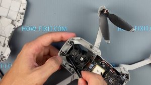 Dji Mavic mini ремонт стабилизатор камеры после падения квадрокоптера