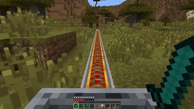 ГЛИНЯНЫЙ БИОМ В MINECRAFT / Железная дорога в глиняный биом в Minecraft смотреть онлайн