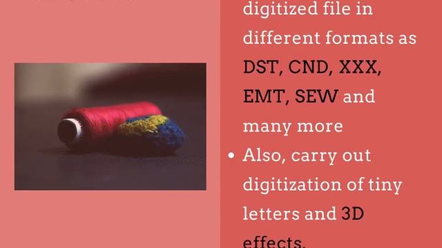 Embroidery Digitizing Services смотреть онлайн