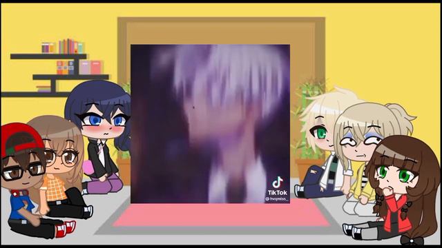 Реакция персонажей лбиск на будущего парня Маринетт как Изана Курокава||Cacha Club|| (Перезалив) смотреть онлайн