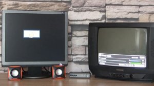 Телевизор из старого ЖК монитора и приставки DVB-T2 (переходник-конвертер HDMI to VGA audio)