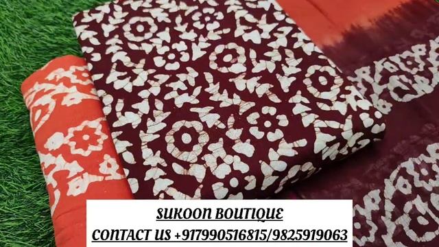 Orignal Wax Batik | Cotton Batik | Poplin Wax Batik | Gold Batik | Bandhej With Batik | Satin Batik