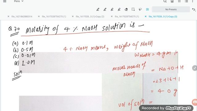 molarity of 4% NaOH solution is смотреть онлайн