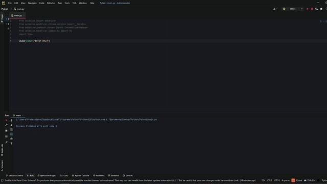 Webdriver Python (parsing youtube) part1 смотреть онлайн