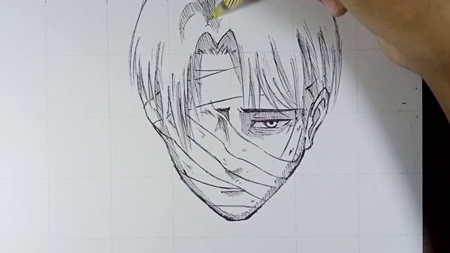 How to draw Levi from Attack on Titan season 4 Part 2 "Using Only 1 PEN" смотреть онлайн