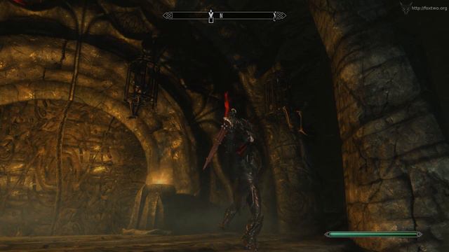 Skyrim Dragonborn DLC - **SPOILER** How to escape or the open door in Bloodskal Barrow смотреть онлайн