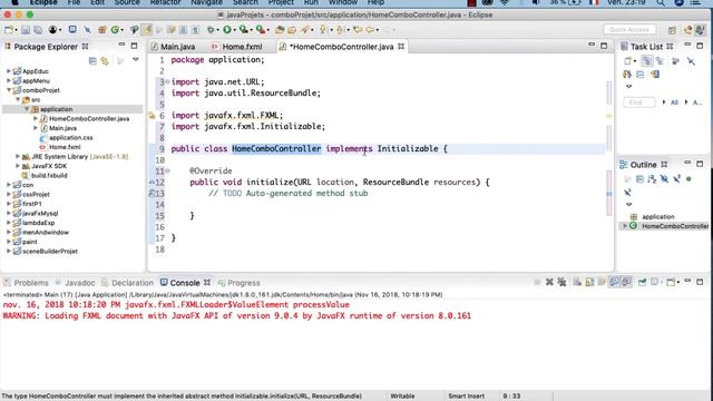 JavaFX: ComboBox смотреть онлайн