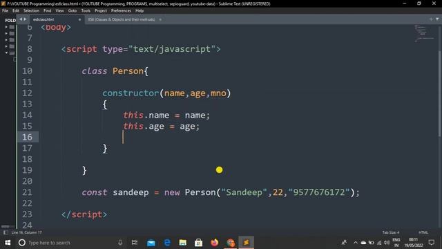 React JS Experienced Lectures #1 - ES6 Classes, Objects And Methods In Hindi смотреть онлайн