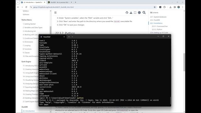Spatial Data Management Week 10: Introduction to DuckDB (CLI, Python API, VS Code, DBeaver) смотреть онлайн