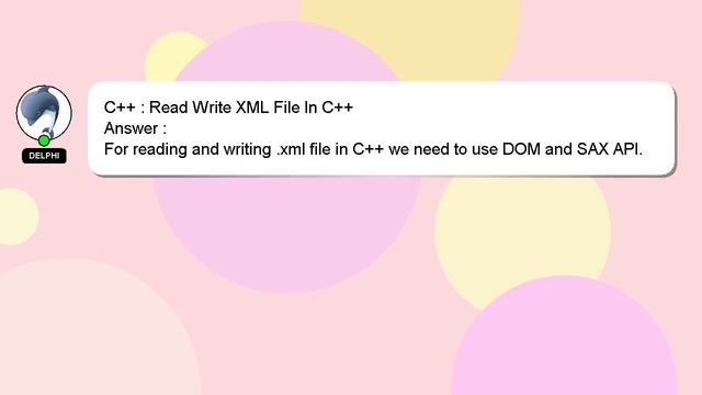 C++ : Read Write XML File In C++ смотреть онлайн