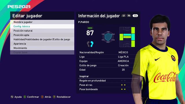 PAVEL PARDO FACE - EFOOTBALL PES 2021 - (ONLY PC) PREVIEW. BY Fedex1206 Facemaker смотреть онлайн