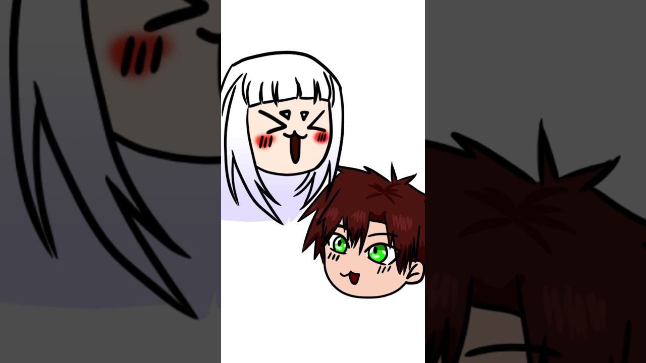 They're So Cute  #anime #drawanime #drawing #аниме #blackblood #animation #animatic #cute