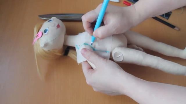 Как сделать выкройку одежды текстильной куклы. Часть 1. Лиф платья и рукав. смотреть онлайн