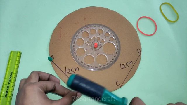 Equal Chords of a circle subtend equal angles at the center || Working model of math for class 9. смотреть онлайн