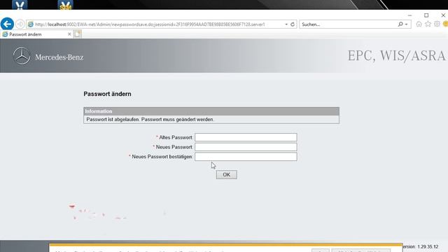 Solution. Mercedes EPS/WIS ASSRA Error Localhost 9000 Not Found! Full Install Of Mercedes WIS/EPC