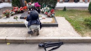 Могила Горбачевой Р.М. на следующий день после смерти Горбачева М.С.