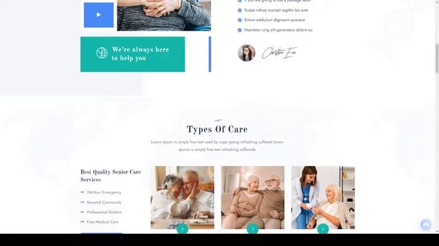 Senion - Senior Care WordPress housing assisted living смотреть онлайн