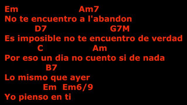 Cifra, Letra e Musica - Gipsy Kings - Bamboléo смотреть онлайн