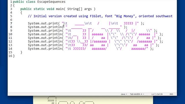 04 Escape Sequences and Comments - Learn Java the Hard Way смотреть онлайн