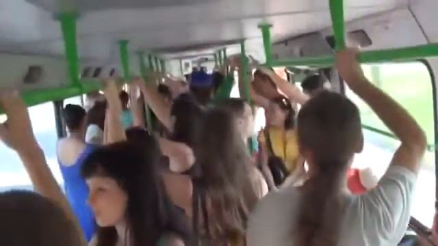 Автобус, неожиданный позитив