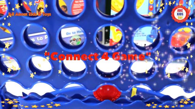Game Connect 4 four ABC Kids Toy Children Learning Colors Numbers Play Gift Collection смотреть онлайн