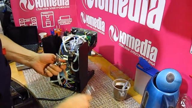 Кофеварка KRUPS ХР5280 Не течёт кофе из рожка смотреть онлайн