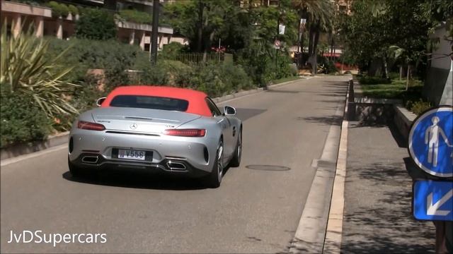 2018 Mercedes-AMG GT-C in Monaco - Start-Up, Acceleration & Sound! смотреть онлайн