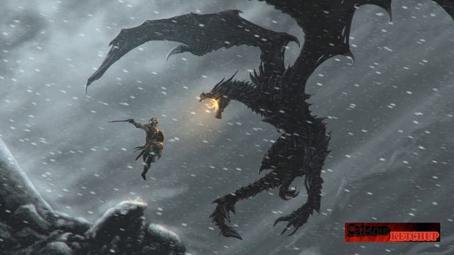 Skyrim Theme - With LYRICS [HQ] (Download link) смотреть онлайн