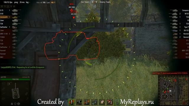 WOT: Ensk - Lorraine 40 t - 5 frags - смотреть онлайн