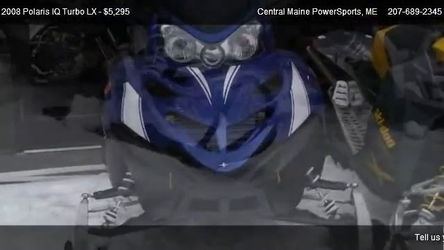 2008 Polaris IQ Turbo LX  - For Sale In LEWISTON, ME 04240