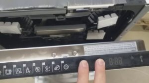 настройка регулировки соли и ополаскивателя на Weissgauff