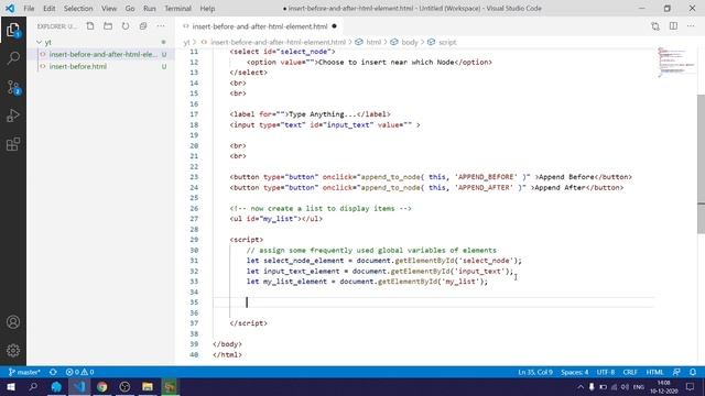 Javascript Insert Before and After HTML Element or Node with Snippet смотреть онлайн