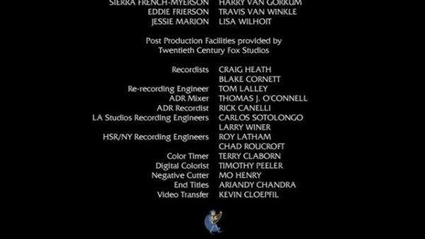 Movie End Credits #270 Shrek 3