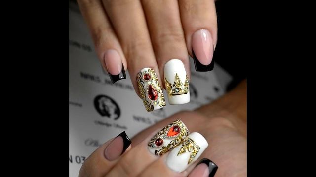 Рисунок короны на ногтях ? ИДЕИ МАНИКЮРА ? ДИЗАЙН НОГТЕЙ ??? смотреть онлайн