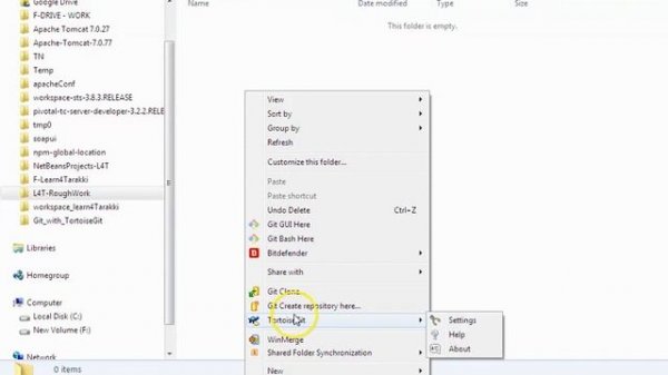 TortoiseGit Tutorial 2: How to clone Git Repository