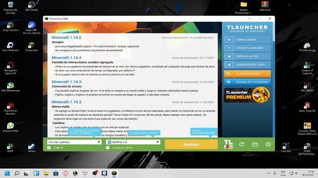 *TLAUNCHER* |" El Mejor Launcher De Minecraft No Premium" | Como Descargar y Como Instalar | 2022 смотреть онлайн