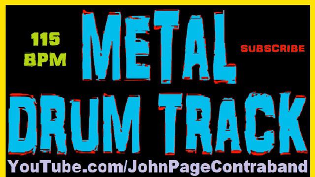 Easy Metal Drum Track 115 Bpm