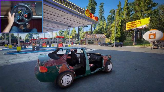 Rebuilding a Hyundai Accent Car - GTA 5 RTX Remix Graphics - LOGITECH G29 Gameplay смотреть онлайн