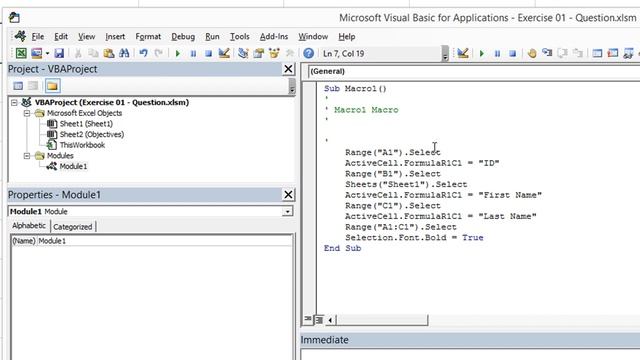 MS Excel Developer Visual Basic (VBA) English Tutorial A to Z (Part 9) смотреть онлайн