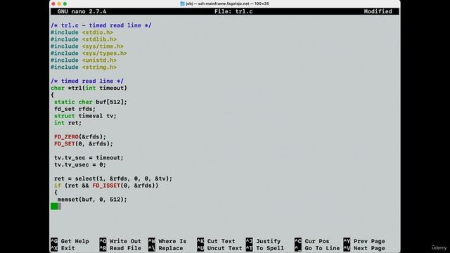 C programming: read from keyboard with a timeout смотреть онлайн