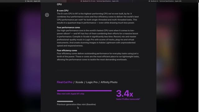 Apple M1 chip | MacBook Pro 13 vs MacBook Air vs Mac Mini 2020 смотреть онлайн