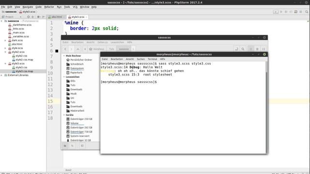 SCSS und SASS Tutorial #18 - Debug Nachrichten смотреть онлайн