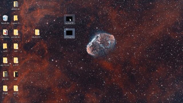 Intro To Narrowband And Hubble Palette, Part 2a - DeepSkyStacker And Photoshop